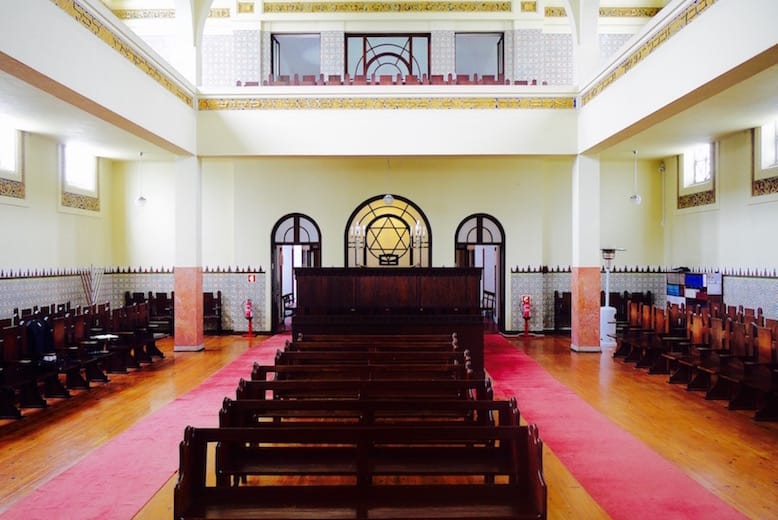 sinagoga porto interior detalhes