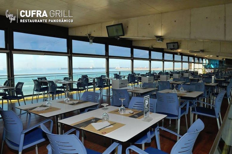cufra grill restaurant panoramic view football porto