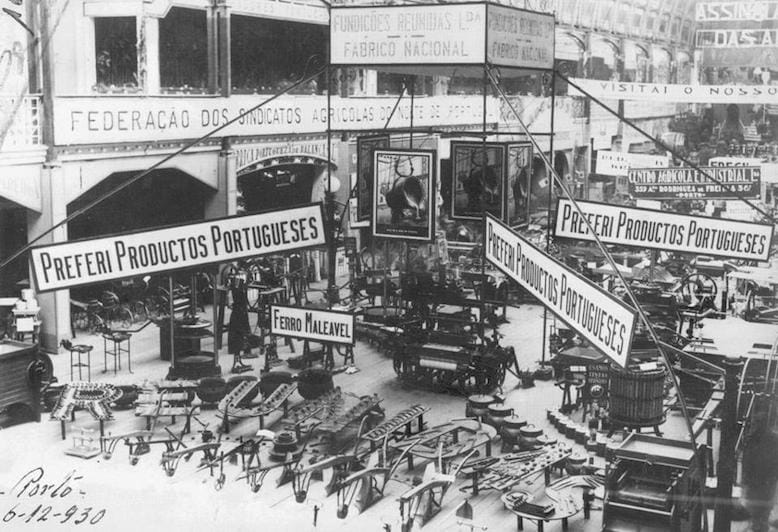 Exposição industrial de Dezembro de 1930. Foto retirada do blog www.portoarc.blogspot.pt