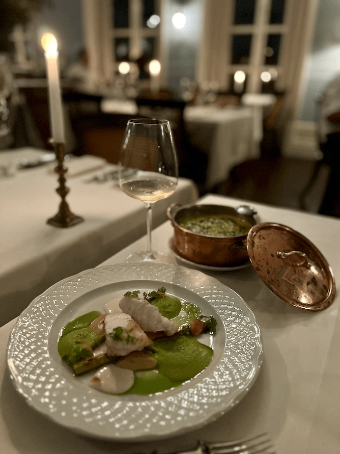 fine dining fish dish