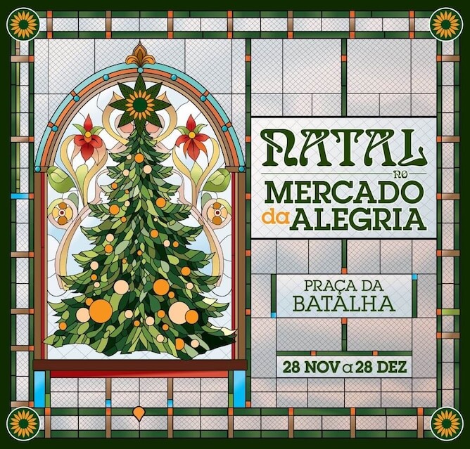 mercado alegria porto christmas market