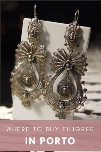 where buy portuguese filigree jewelry porto