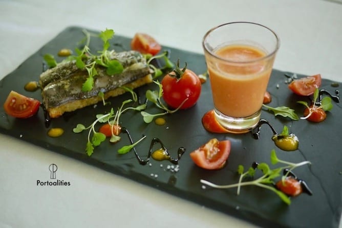 sardines tomato gaspacho