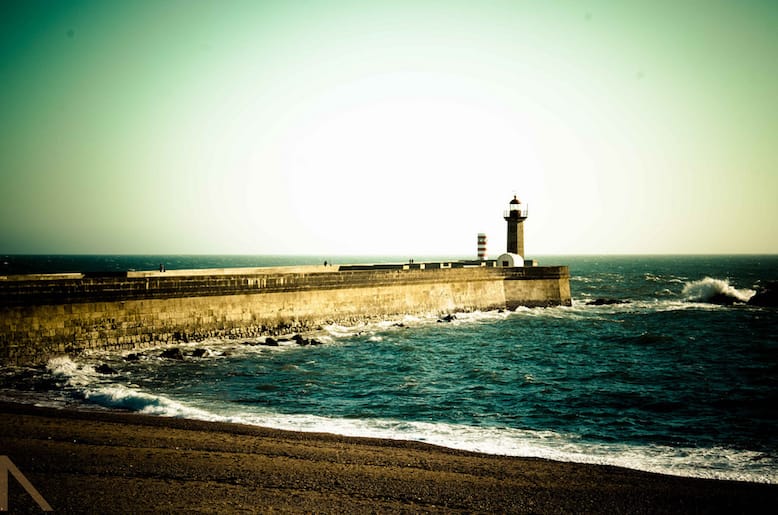 sao joao porto take bath river ocean