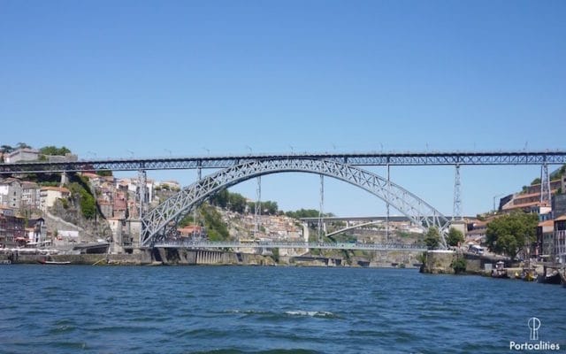 luiz i famous iron bridge porto