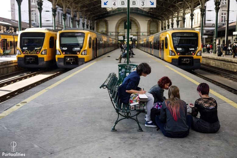 sao bento train station porto