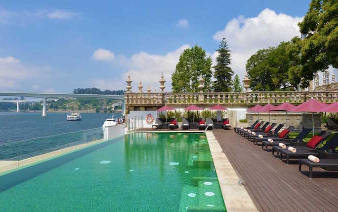  luxury hotels porto palacio freixo pool