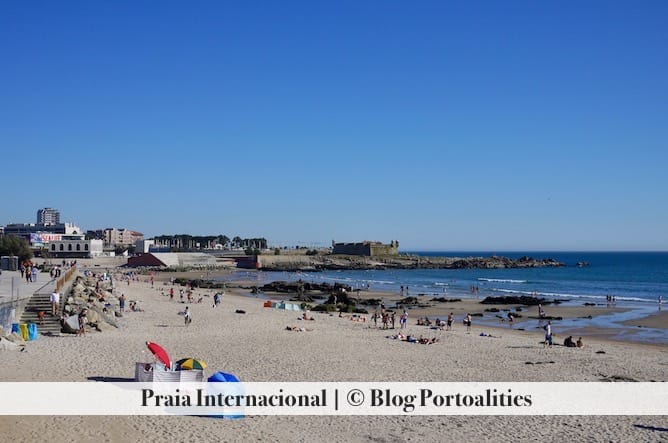 beach internacional matosinhos porto people sea