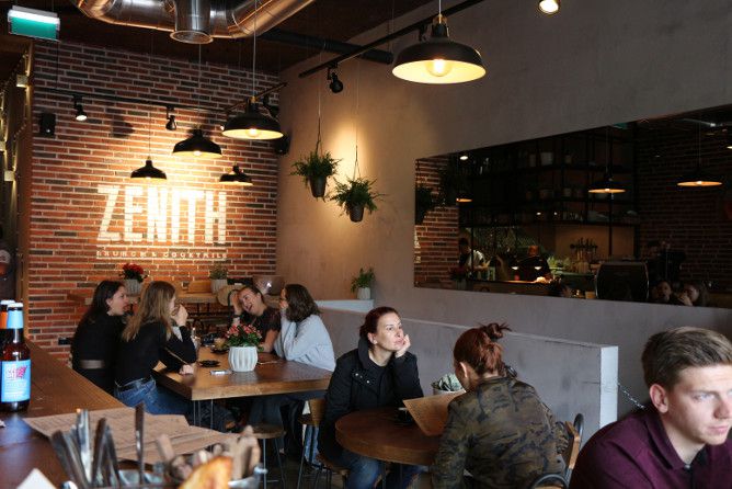 zenith coffee shop interior