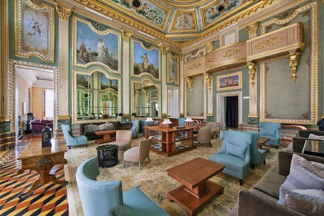 palacio freixo luxury hotel porto lounge