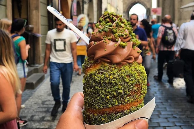 cone cherry ice cream store porto