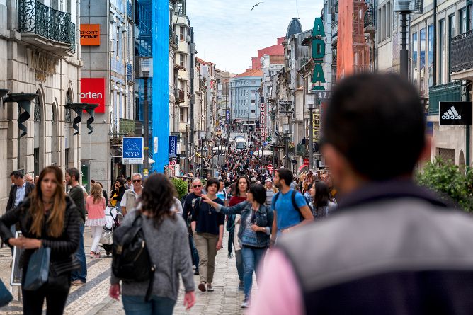 santa catarina shopping street porto