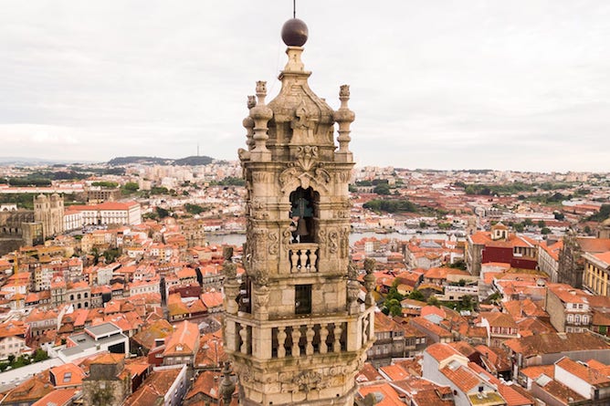 clerigos tower viewpoint porto