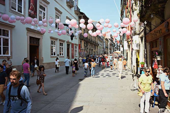 no car zone street rua flores porto