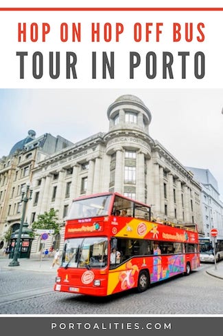 hop on hop off bus tour porto portugal