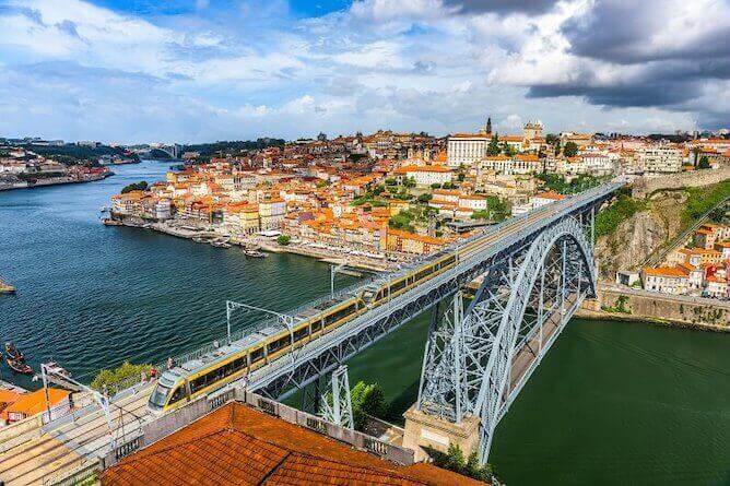 view from serra pilar porto