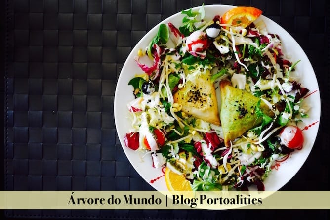 daily menu vegetarian dish arvore mundo porto