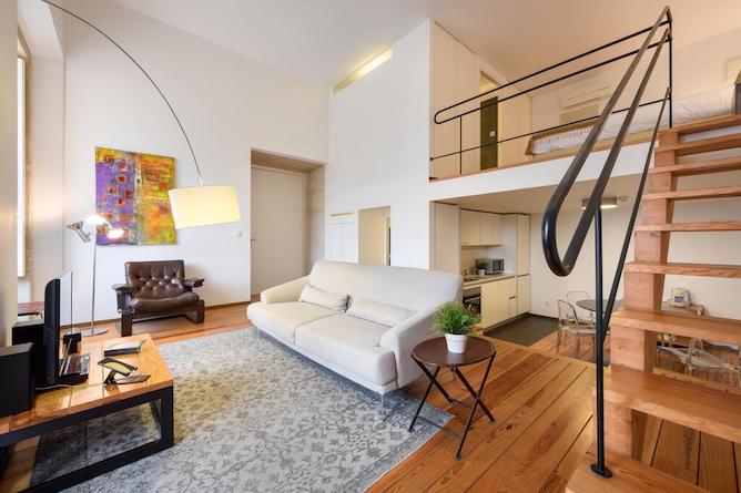 living room condes azevedo apartments porto