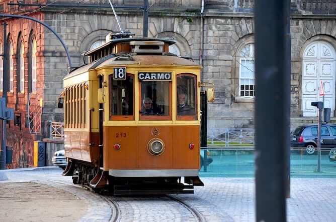 tram ride porto