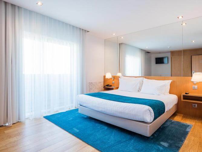 double bedroom oporto airport and business hotel near porto airport