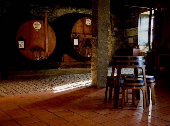 tasting room croft port wine cellar