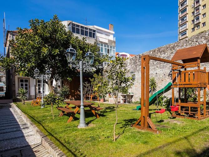 playgroung garden pedra iberica hotel porto
