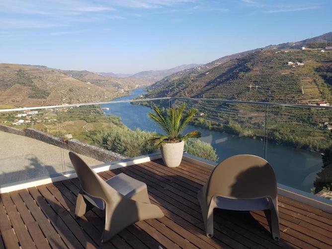 terrace overlooking douro valley