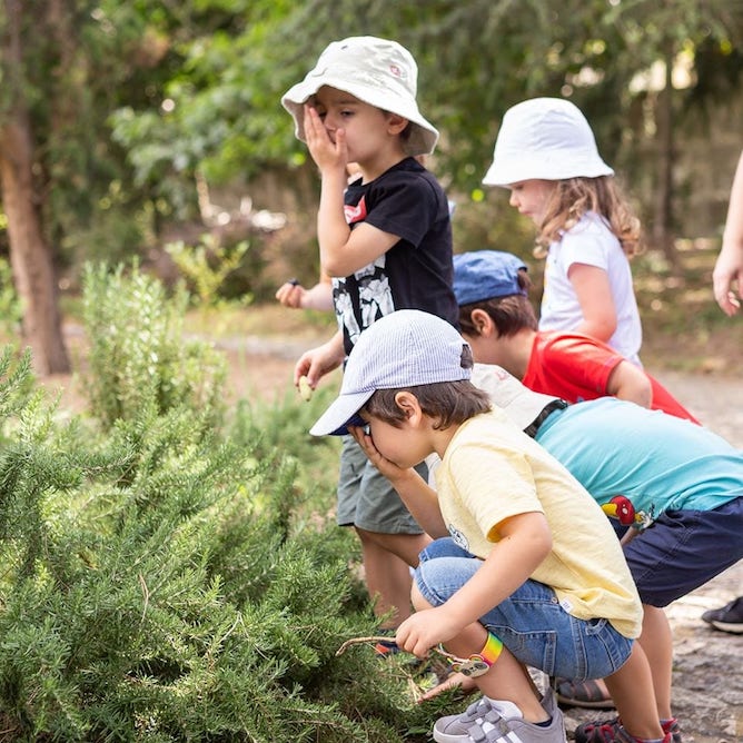 children playing serralves park porto