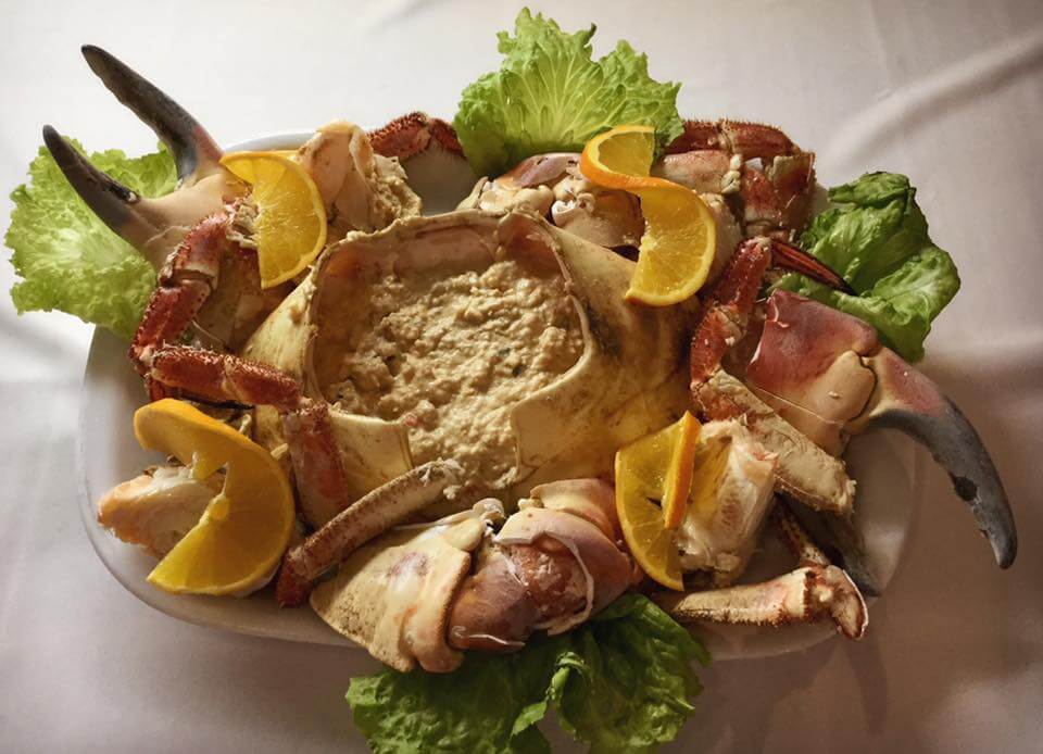 gefüllte krabbe restaurant gaveto matosinhos