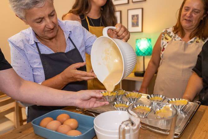 pastel nata cooking class porto