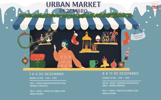 urban market porto edicao natal 2022 cartaz