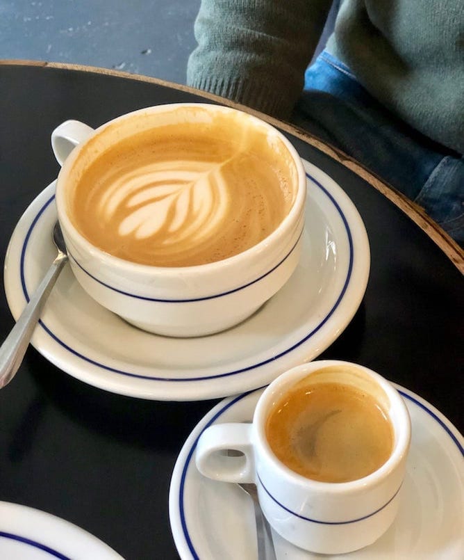 cappuccino double espresso