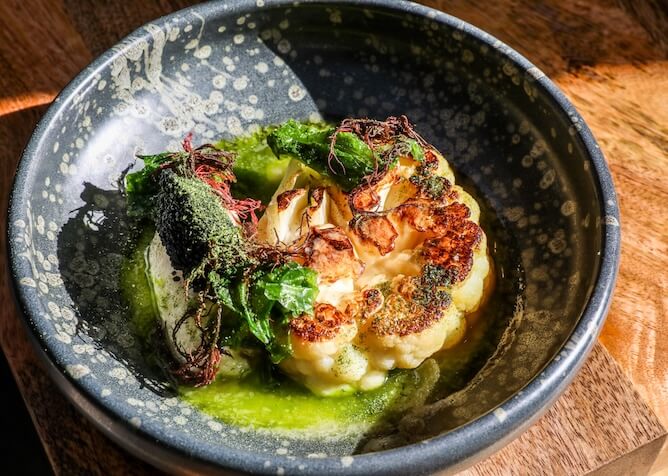 cauliflower steak fava tonka