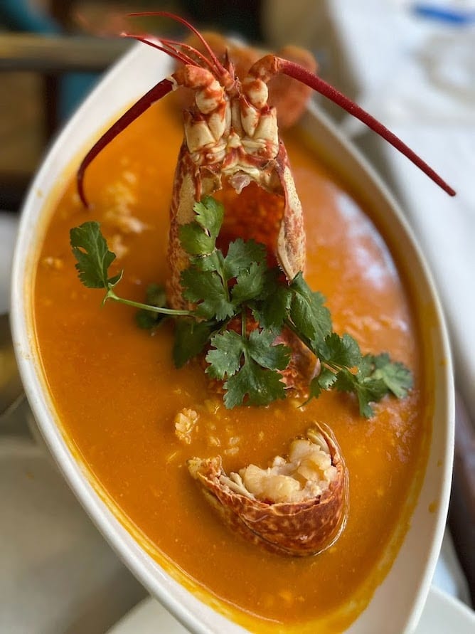 lobster soup marisqueira antiga best restaurants matosinhos