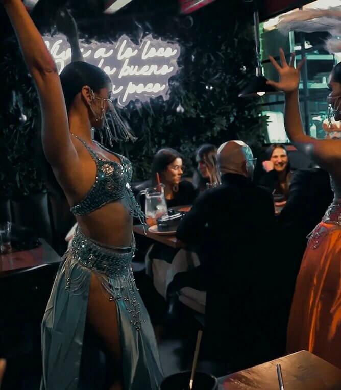 bellydancer crazy night boma restaurant bar porto