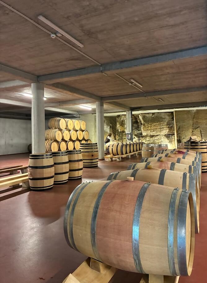wine barrels room quinta formigosa