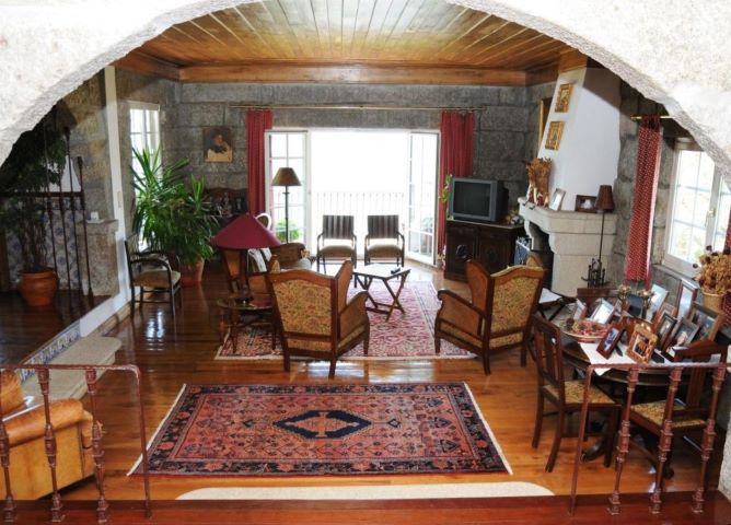 living room fireplace casa canilhas