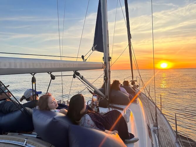 douro captain sailboat sunset douro river
