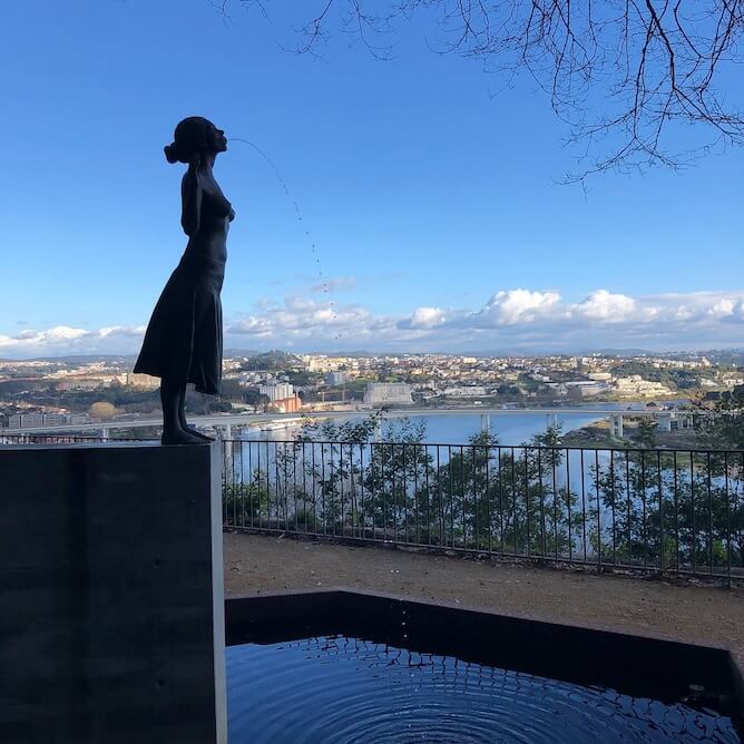 jardins nova sintra porto viewpoint fountain