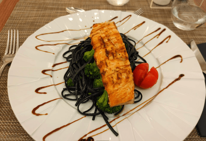 grilled salmon kosher meal porto